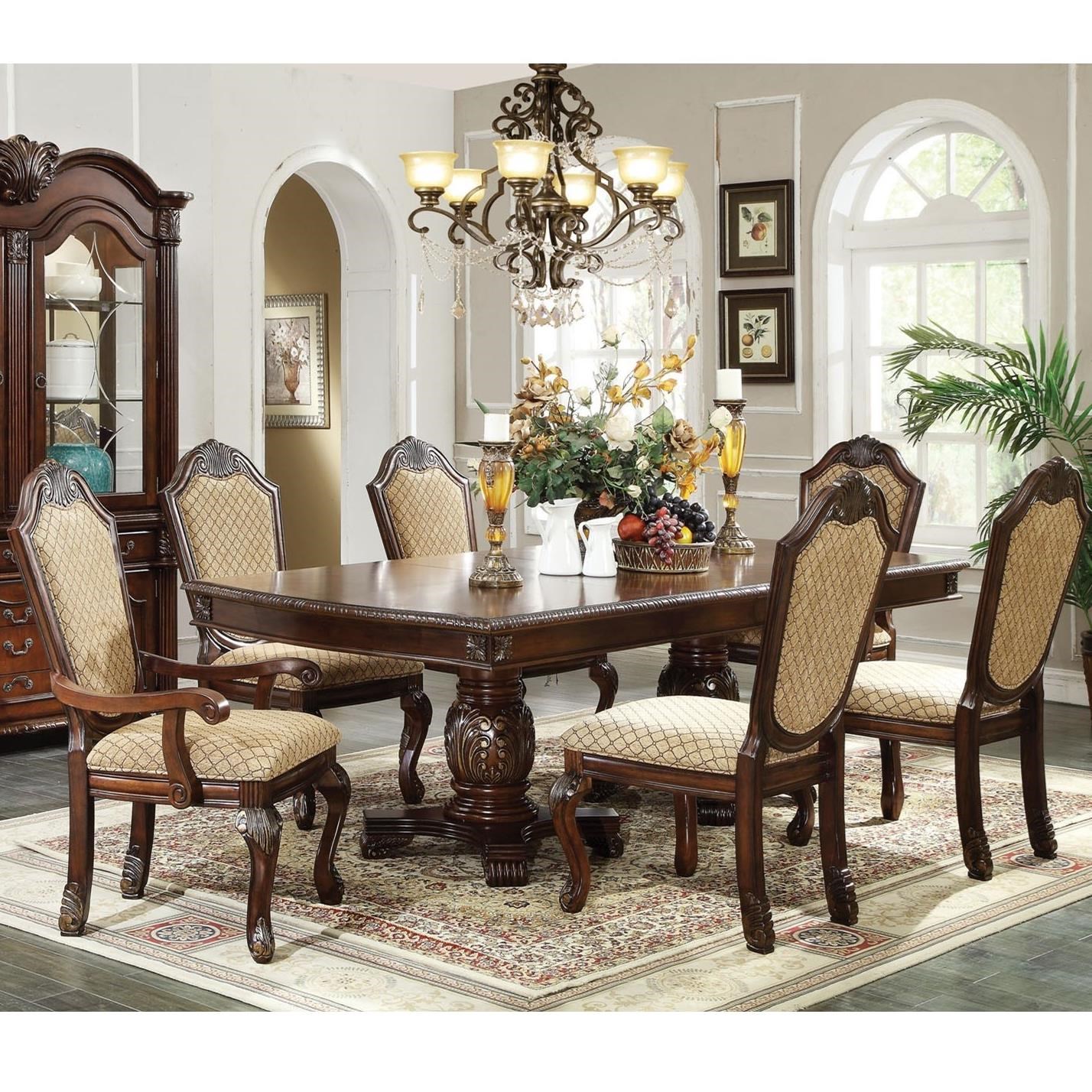 Acme Furniture Chateau De Ville 64075+64077+64078 7 Piece Formal Dining